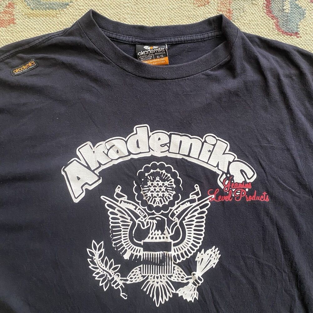 Y2K Akademiks T Shirt Vintage Hip Hop Rap XL Jeanius
